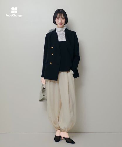 フィブリルポプリンバルーンパンツ|allureville OFFICIAL SITE