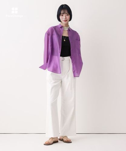 オーガンシアーシャツ|allureville OFFICIAL SITE / ONLINE SHOP