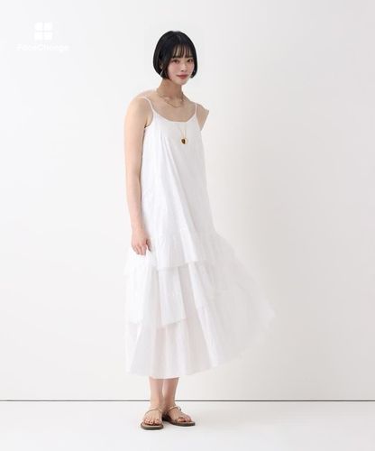 イレギュラーティアードキャミワンピース|allureville OFFICIAL SITE