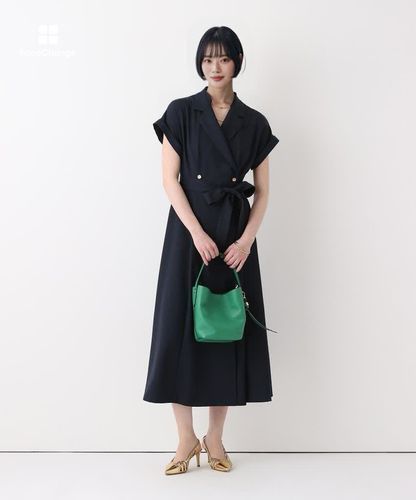 フレンチスリーブラップワンピース|allureville OFFICIAL SITE