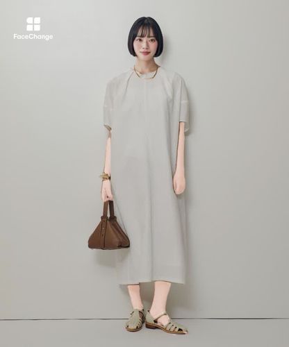 リネンラミーコクーンワンピース|allureville OFFICIAL SITE / ONLINE