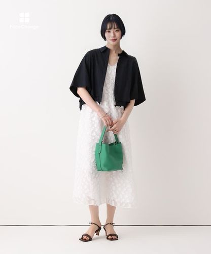 ATELIER Line】カットジャカードVネックワンピース|allureville