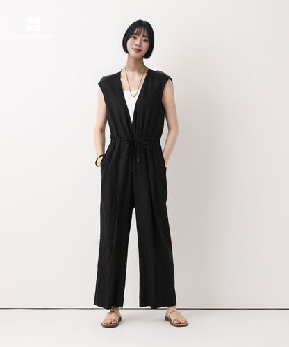 リネンVカラーコンビネゾン|allureville OFFICIAL SITE / ONLINE SHOP
