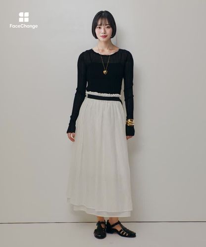 シアーリブプルオーバー|allureville OFFICIAL SITE / ONLINE SHOP