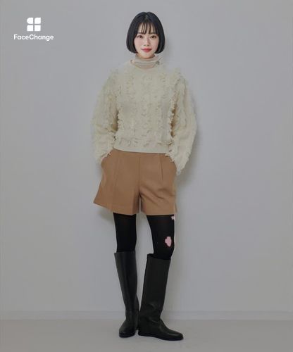 フリンジシャギー2WAYプルオーバー|allureville OFFICIAL SITE