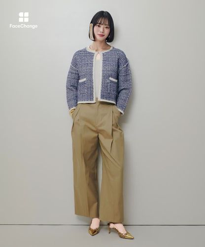 リバーシブルツイードカーディガン|allureville OFFICIAL SITE