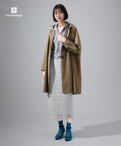ステンカラーフレアコート|allureville OFFICIAL SITE / ONLINE SHOP