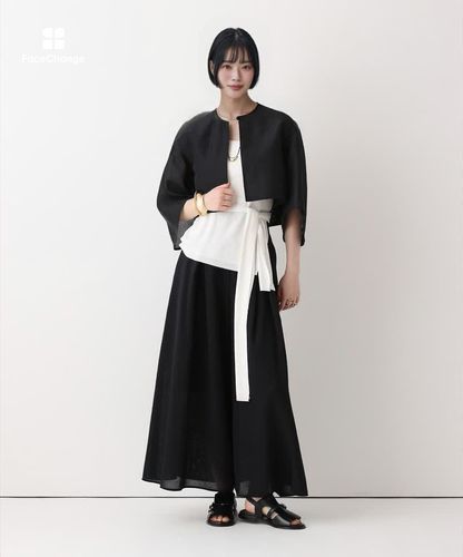 ノーカラーコクーンジャケット|allureville OFFICIAL SITE / ONLINE