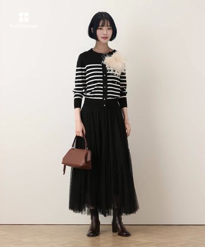 チュール切替ギャザースカート|allureville OFFICIAL SITE / ONLINE