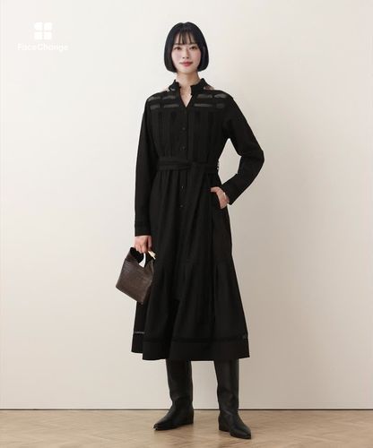 メッシュストライプワンピース|allureville OFFICIAL SITE / ONLINE