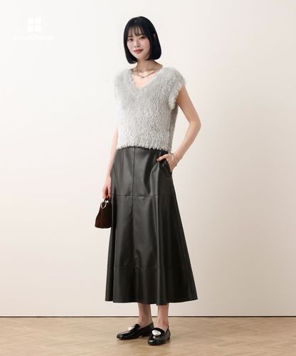 イメタルシャギーショートジレ|allureville OFFICIAL SITE / ONLINE
