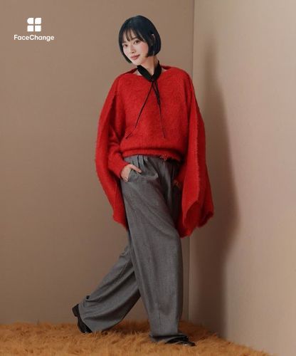 ウェーブシャギーモヘヤカーディガン|allureville OFFICIAL SITE