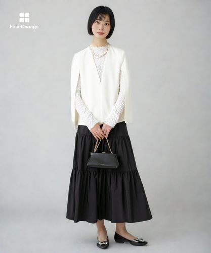 LOULOU WILLOUGHBY】リトルブラックケープジャケット|allureville