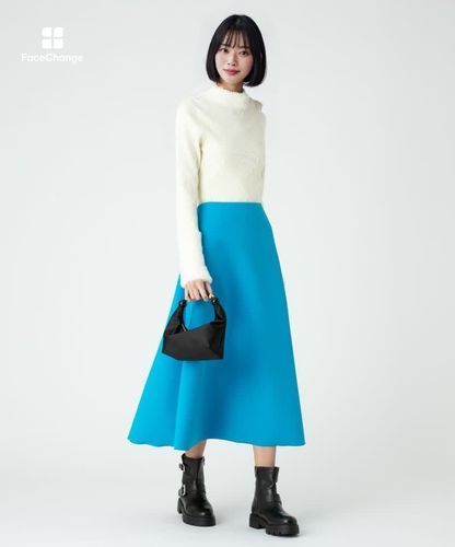 LOULOU WILLOUGHBY】ボンディングフレアスカート|allureville OFFICIAL