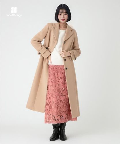 ブロシェコスモフラワーレーススカート|allureville OFFICIAL SITE