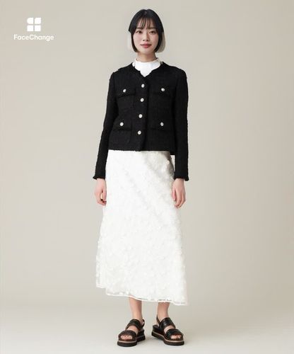 【LOULOU WILLOUGHBY】パピヨンツイードジャケット　サイズ1 LOULOU WILLOUGHBY】パピヨンツイードジャケット|allureville OFFICIAL