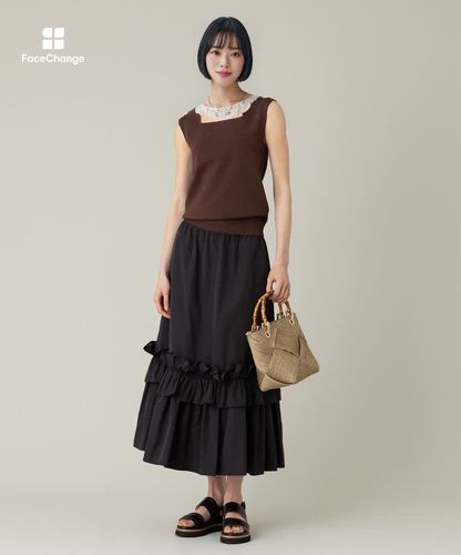 LOULOU WILLOUGHBY】ハイカウントパピヨンスカート|allureville