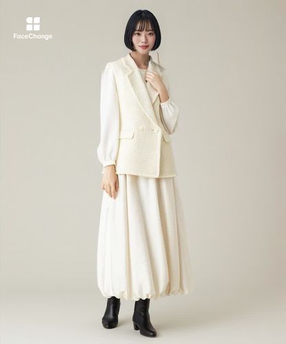 LOULOU WILLOUGHBY】ジオリカラメツイードジレ|allureville OFFICIAL