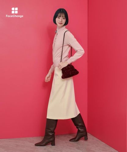 LOULOU WILLOUGHBY】ウール混ダブルクロススカート|allureville