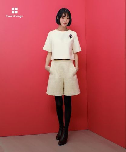 LOULOU WILLOUGHBY】ジオリカラメツイードショートパンツ|allureville