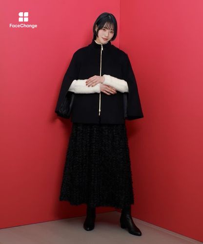 シャルムビーバーケープ風コート|allureville OFFICIAL SITE / ONLINE