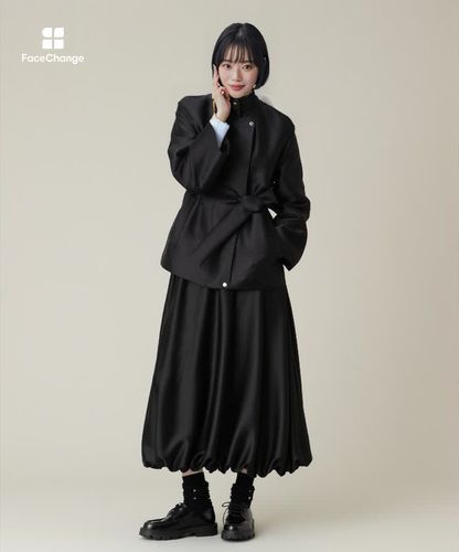 LOULOU WILLOUGHBY】シルキーダブルクロスブルゾン|allureville