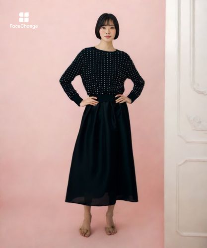 LOULOU WILLOUGHBY】シルキーダブルクロススカート|allureville