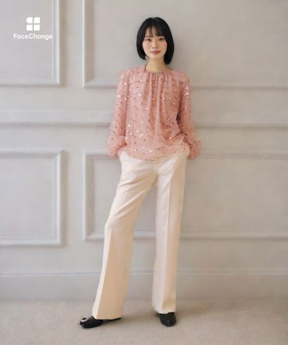 LOULOU WILLOUGHBY】スパンコールビジューブラウス|allureville