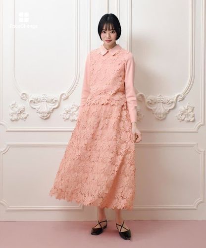 LOULOU WILLOUGHBY】ケミカルフラワーレースプルオーバー|allureville