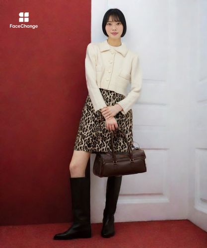 LOULOU WILLOUGHBY】ARGENTIレオパードJQミニスカート|allureville