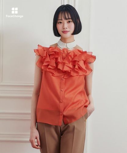 LOULOU WILLOUGHBY】ラッフルボリュームブラウス|allureville OFFICIAL