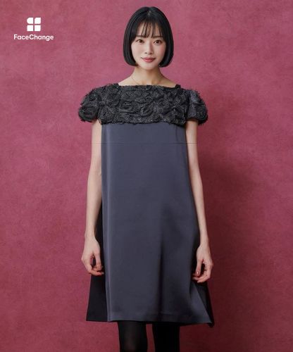 LOULOU WILLOUGHBY】チュールローズワンピース|allureville OFFICIAL