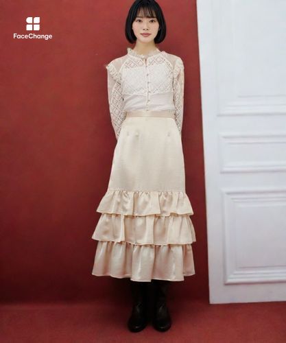 LOULOU WILLOUGHBY】レースコンビプルオーバー|allureville OFFICIAL