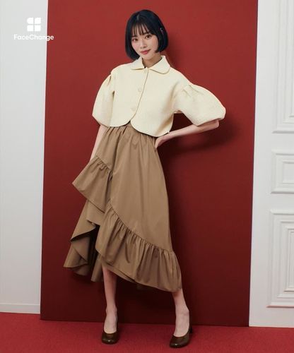 アーカイブ LANCEL デザインダブルニットジャケット 11008KRWOGA0255033001?$VS_1500$