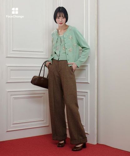 LOULOU WILLOUGHBY】ビーズフラワーカーディガン|allureville OFFICIAL