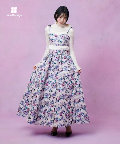 LIMONTAフラワージャガードスカート|allureville OFFICIAL SITE