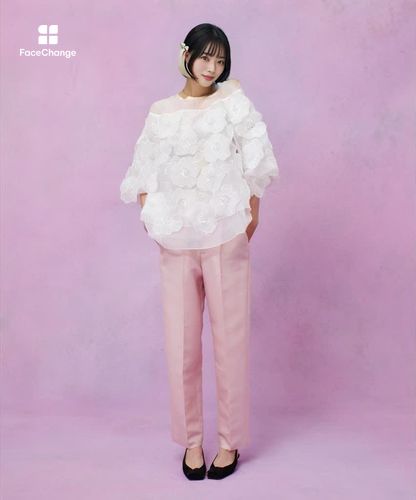 LOULOU WILLOUGHBY】オーガンフラワーブラウス|allureville OFFICIAL