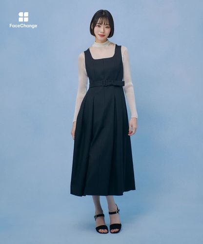 LOULOU WILLOUGHBY】ポリツイルジャンパーワンピース|allureville