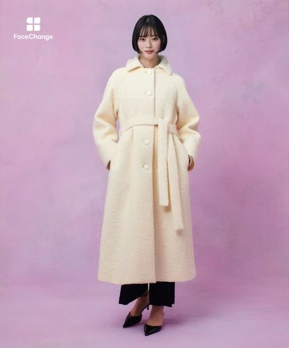 LOULOU WILLOUGHBY★コートサイズ2 セール】 【LOULOU WILLOUGHBY】ダブルビーバーロングコート