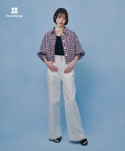 LOULOU WILLOUGHBY】トリコロールツイードブルゾン|allureville