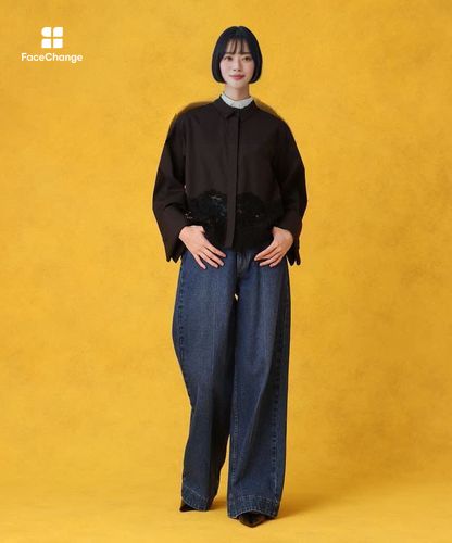 レース切り替えシャツ|allureville OFFICIAL SITE / ONLINE SHOP