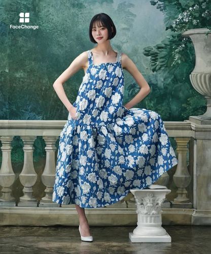 BHARAT シルバーラメジャガードワンピース|allureville OFFICIAL SITE