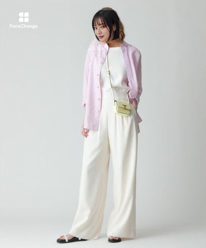 45R アルルのデイリービッグスリットTシャツ ダークグレー ウール100% 45R（フォーティファイブアール）の「アルルのデイリービッグスリットT