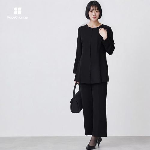 洗えるロングジャケット＆パンツ【入卒・喪服】／NUIT(ソリテール