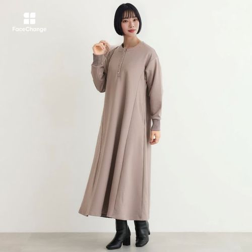 ❣️週末限定価格。PGGストレッチダンボール裏起毛セットアップブラックサイズ1 裏起毛ダンボールワンピース(イットマイセルフ/It myself)｜通販の