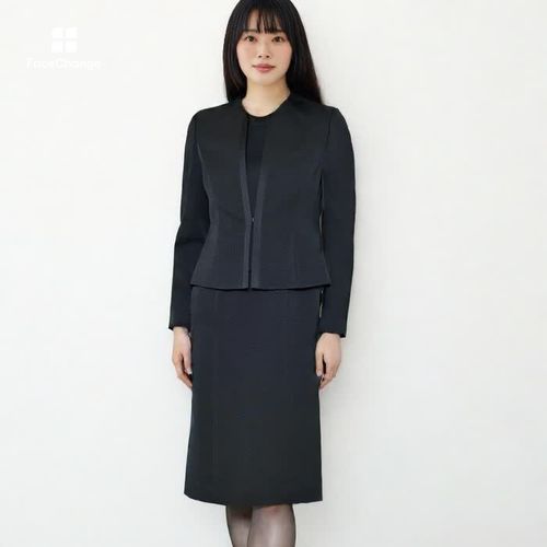ランバン 礼服 喪服 フォーマル アンサンブル 44 未使用品! 送料無料！ black-hair-bob-with-bangs.jpg