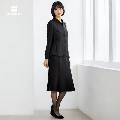 マーメイドラインのフォーマルスカート 9号・ブラック｜東京ソワール