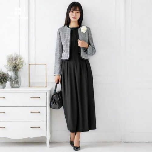 ブラックフォーマルオールインワン(3603301)13号・ブラック