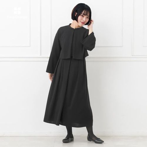 cahoさん監修｜小柄さん向けたためて洗えるフォーマル M・ブラック