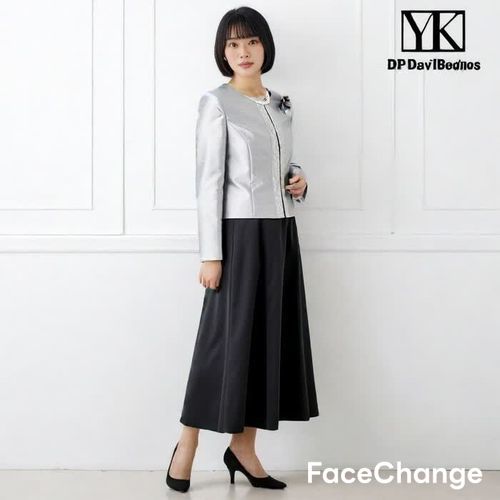 ユキコキミジマ】ジャケット(4810205)13号・グレー｜東京ソワール